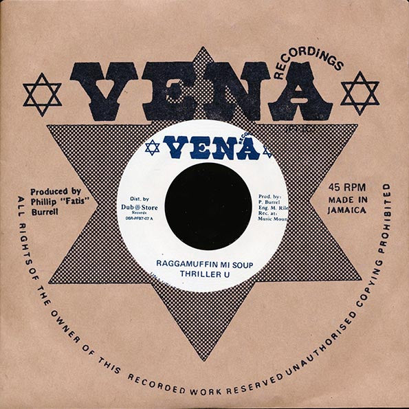 Thriller U - Raggamuffin Mi Soup  /  Version (rhythm: "Tonight / Turn On The Heat") (Japan) (7")