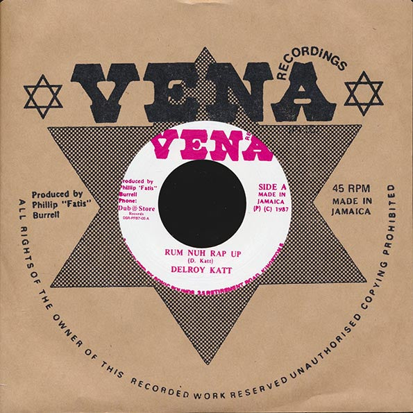 Delroy Katt - Rum Nuh Rap Up  /  Version (Japan) (7")