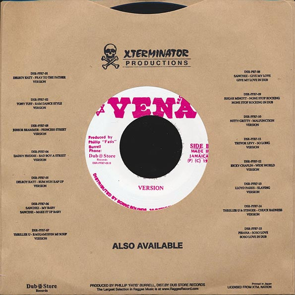 Delroy Katt - Rum Nuh Rap Up  /  Version (Japan) (7")