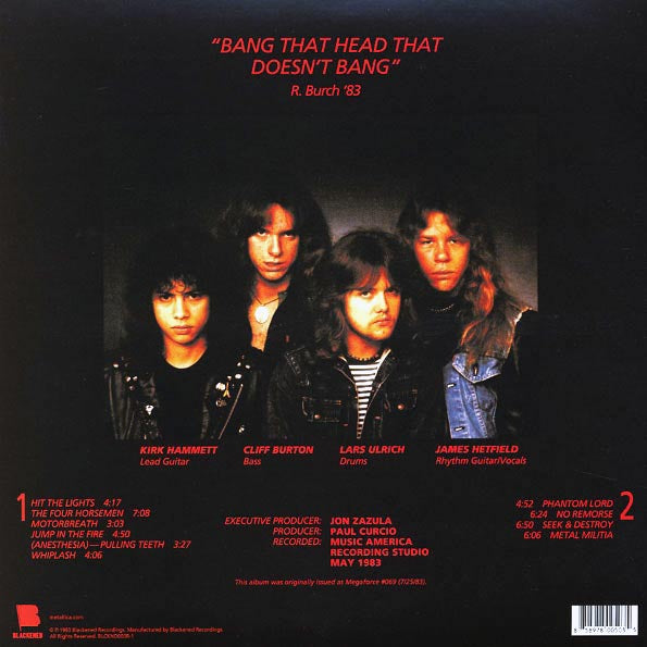 Metallica - Kill 'Em All (LP) - PureSound Records
