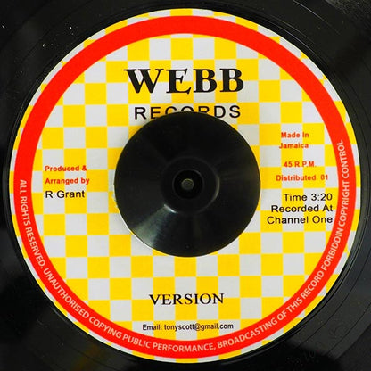 Rupert Grant - Mount Zion  /  Version (7")