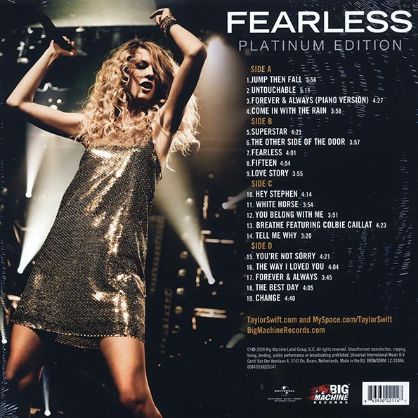 Taylor Swift - Fearless: Platinum Edition (2xLP) (LP)