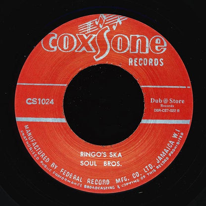 The Wailers - Rasta Shock Them Up  /  Soul Brothers - Ringo's Ska (7")