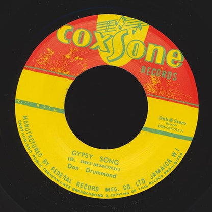 Don Drummond - Gypsy Song  /  Don Drummond - Green Island (Japan) (7")