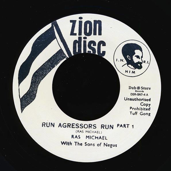 Ras Michael & The Sons Of Negus - Run Agressors Run Part 1  /  Ras Michael & The Sons Of Negus - Ethiopian National Anthem (7")