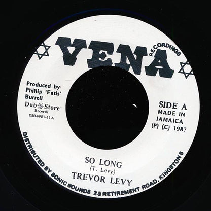 Trevor Levy - So Long  /  Version (7")