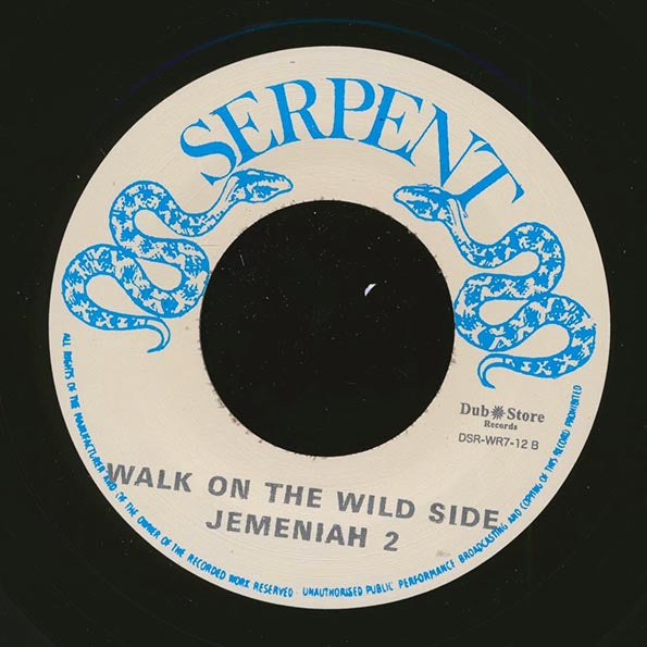 Trommie (Vin Gordon) - Horns Of Paradise  /  Jemeniah 2 - Walk On The Wild Side (7")