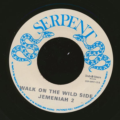 Trommie (Vin Gordon) - Horns Of Paradise  /  Jemeniah 2 - Walk On The Wild Side (7")