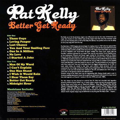 Pat Kelly - Better Get Ready (LP) - PureSound Records