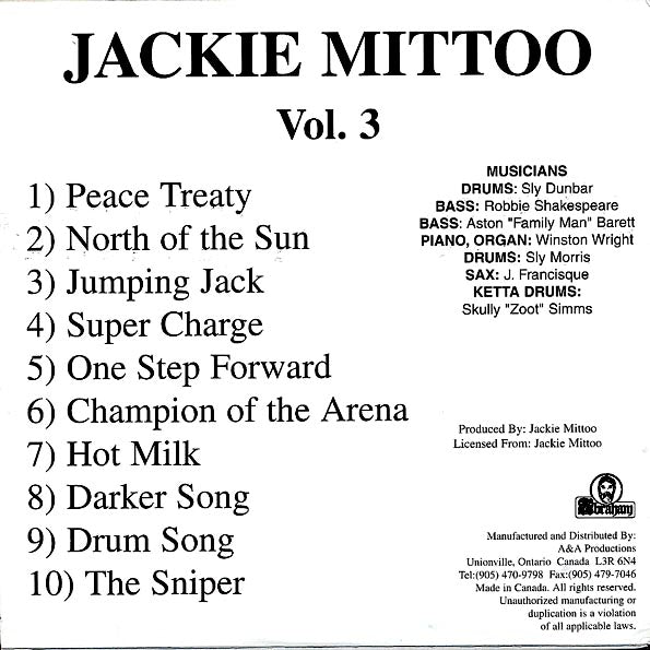 Jackie Mittoo - Showcase Volume 3 (LP) - PureSound Records