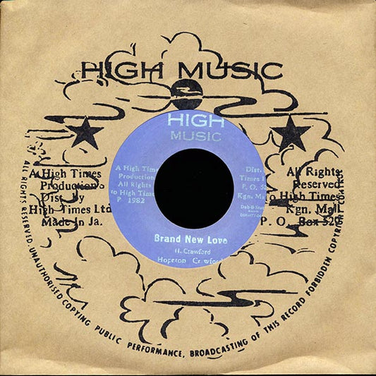 Hopeton Crawford - Brand New Love  /  High Times Players - Brand New Dub (Japan) (7")