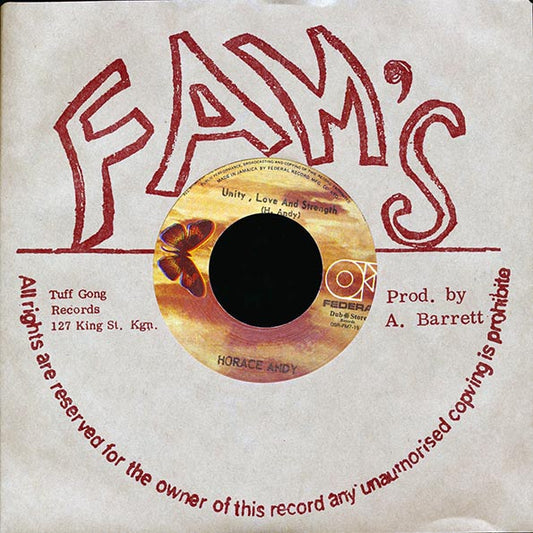 Horace Andy - Unity, Love & Strength  /  Horace Andy - I Stand Before You (Japan) (7")