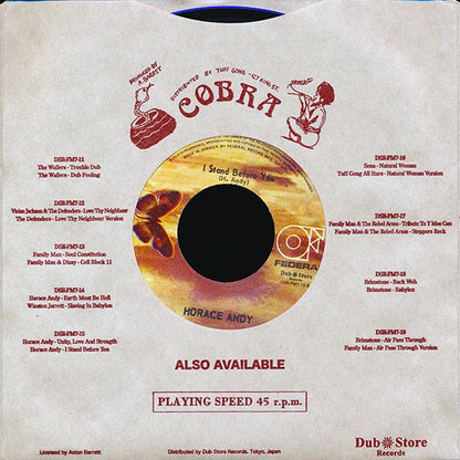 Horace Andy - Unity, Love & Strength  /  Horace Andy - I Stand Before You (Japan) (7")