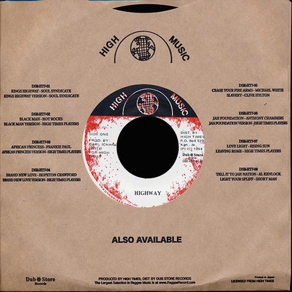 Soul Syndicate - Kings Highway  /  Soul Syndicate - Highway (Japan) (7")