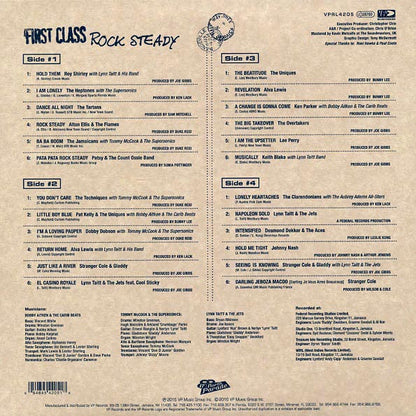 Alton Ellis, Lee Perry, Lynn Taitt, The Overtakers, Etc. - First Class Rock Steady (2xLP) - PureSound Records