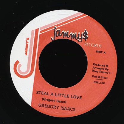 Gregory Isaacs - Steal A Little Love  /  Version (Japan) (7")