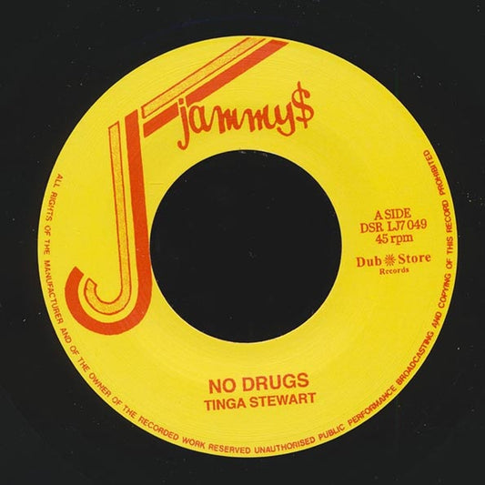 Tinga Stewart - No Drugs  /  Version (Japan) (7")