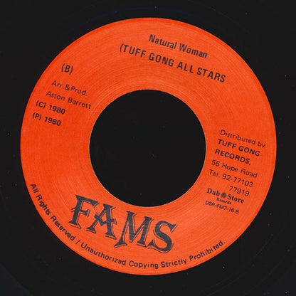 Sena - Natural Woman  /  Tuff Gong All Stars - Version (Japan) (7")