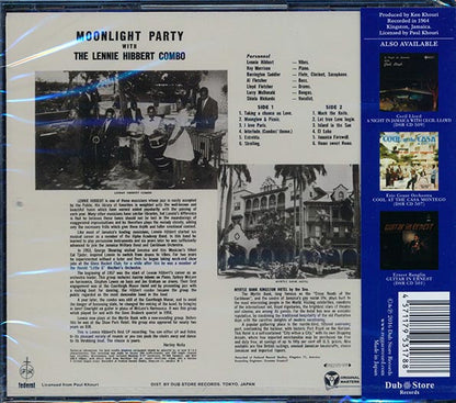 The Lennie Hibbert Combo - Moonlight Party At The Myrtle Bank Hotel (CD)