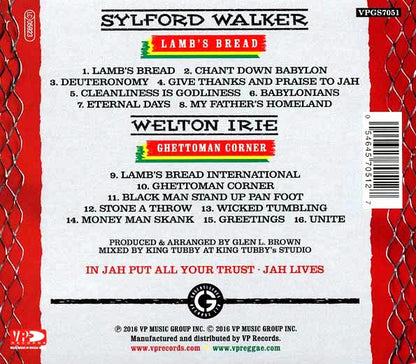 Sylford Walker, Welton Irie - Lamb's Bread + Ghettoman Corner (CD)