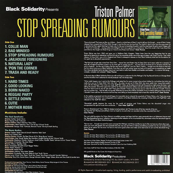 Triston Palmer - Stop Spreading Rumors (LP)