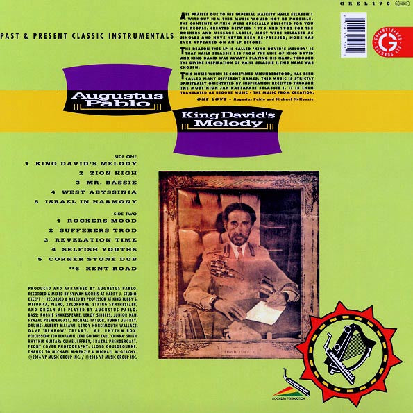 Augustus Pablo - King David's Melody (LP) - PureSound Records