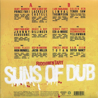 Linval Thompson, Eek A Mouse, Tenor Saw, Jacob Miller, Hugh Mundell, Etc. - Riddimentary: Suns Of Dub Selects Greensleeves (LP) - PureSound Records