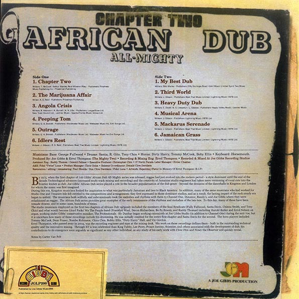 Joe Gibbs & The Professionals - African Dub All Mighty Chapter 2 (LP) - PureSound Records