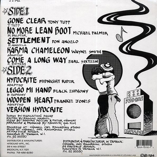 Wayne Smith, Tony Tuff, Don Angelo, Michael Palmer, Etc. - Hypocrite Inna Dance Hall Style (LP)