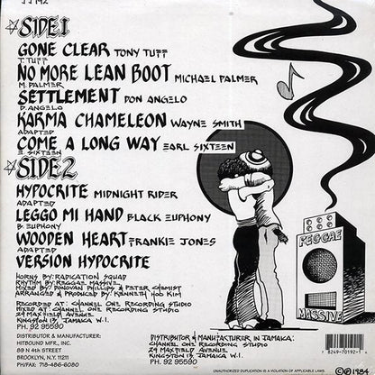 Wayne Smith, Tony Tuff, Don Angelo, Michael Palmer, Etc. - Hypocrite Inna Dance Hall Style (LP)