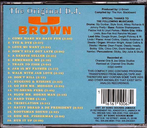 U Brown - The Original DJ (CD)
