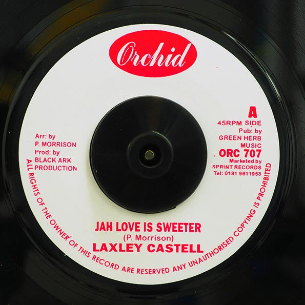 Lacksley Castell - Jah Love Is Sweeter  /  Version (7")