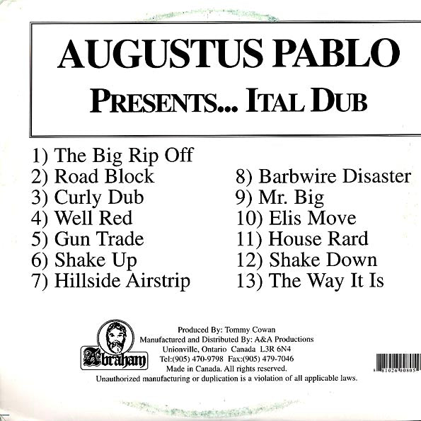 Augustus Pablo - Ital Dub (LP) - PureSound Records