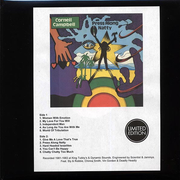 Cornell Campbell - Press Along Natty (Jamaica press) (LP) - PureSound Records