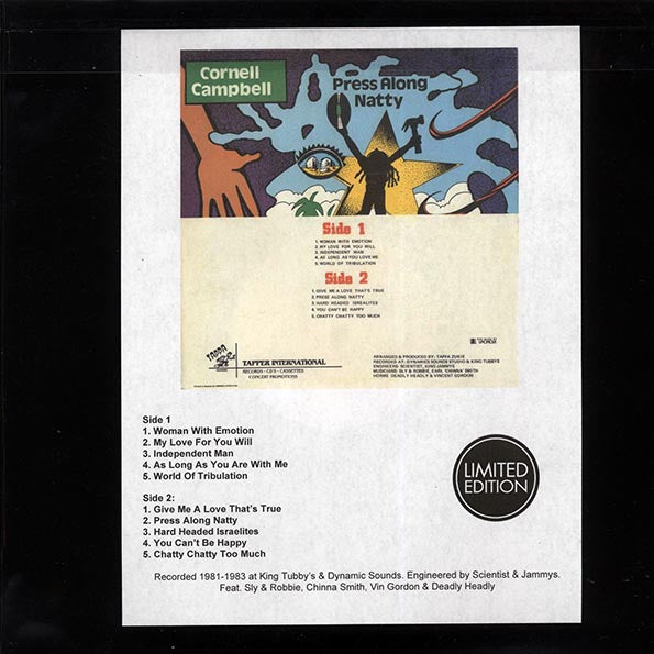 Cornell Campbell - Press Along Natty (Jamaica press) (LP) - PureSound Records