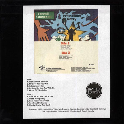 Cornell Campbell - Press Along Natty (Jamaica press) (LP) - PureSound Records