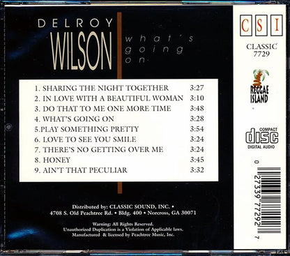 Delroy Wilson - What's Going On (CD)