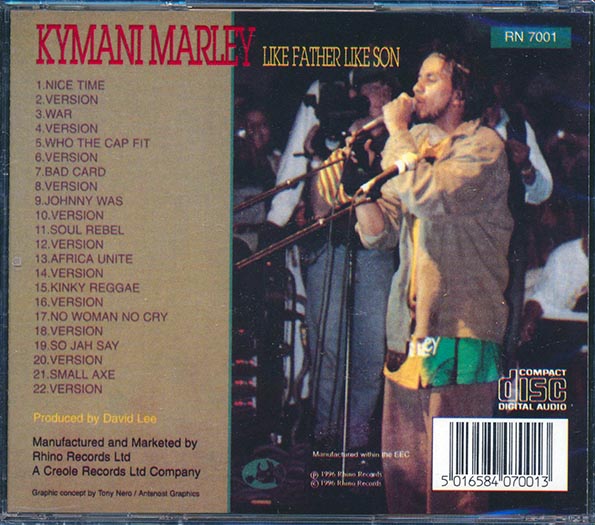 Kymani Marley - Like Father Like Son (CD)