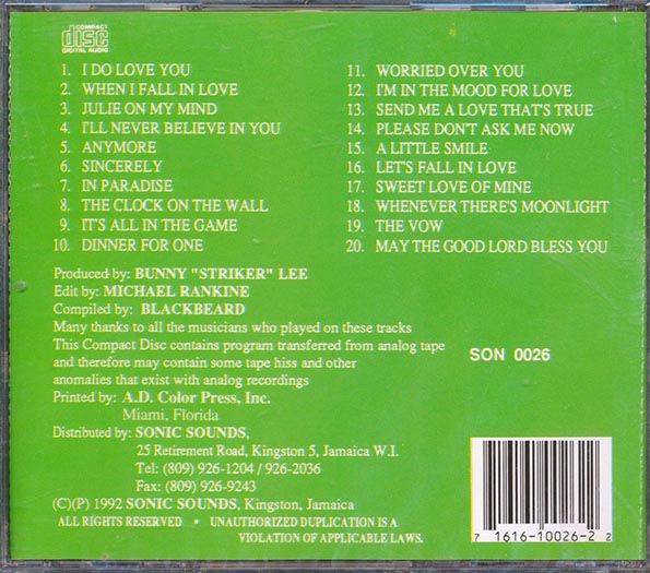 Jackie Edwards - 20 Super Hits (CD)