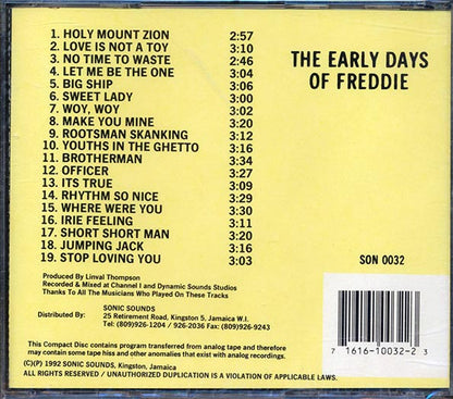 Freddie McGregor - Early Days Of Freddie McGregor (CD)