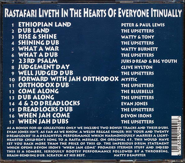 Lee Perry, Watty Burnett, Juks Dread, Etc. - Rastafari Liveth Itinually (CD)