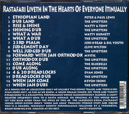 Lee Perry, Watty Burnett, Juks Dread, Etc. - Rastafari Liveth Itinually (CD)