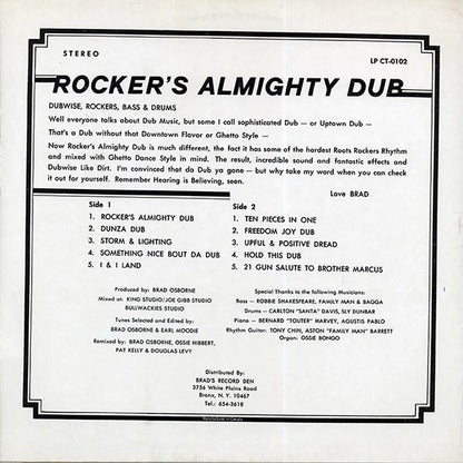 King Tubby - Rockers Almighty Dub (LP) - PureSound Records