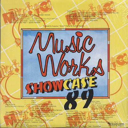 Johnny Osbourne, Gregory Isaacs, Sugar Minott, Shabba Ranks, Etc. - Music Works Showcase 89 (rhythm: "Mind You Dis") (Jamaica press) (LP) - PureSound Records