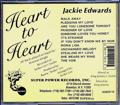 Jackie Edwards - Heart To Heart (CD)