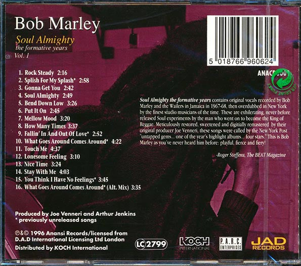 Bob Marley - Soul Almighty: The Formative Years Volume 1 (incl. large booklet) (CD)