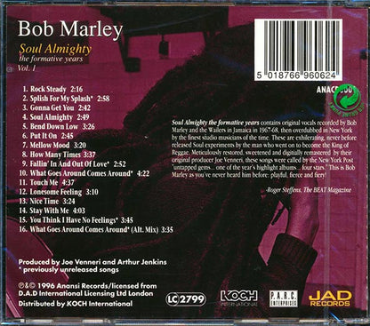 Bob Marley - Soul Almighty: The Formative Years Volume 1 (incl. large booklet) (CD)