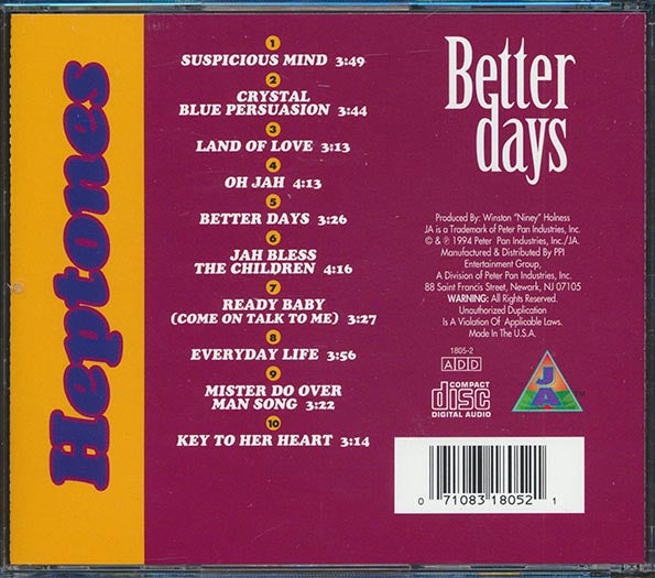 The Heptones - Better Days (CD)
