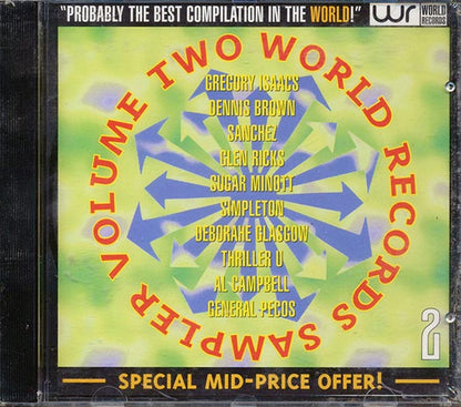Gregory Isaacs, Dennis Brown, Sugar Minott, Etc. - World Records Sampler Volume 2 (CD)