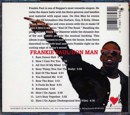 Frankie Paul - Don Man (CD)